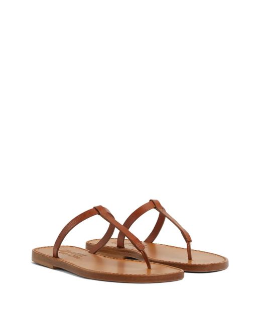 DSquared² Brown Leather Sandals