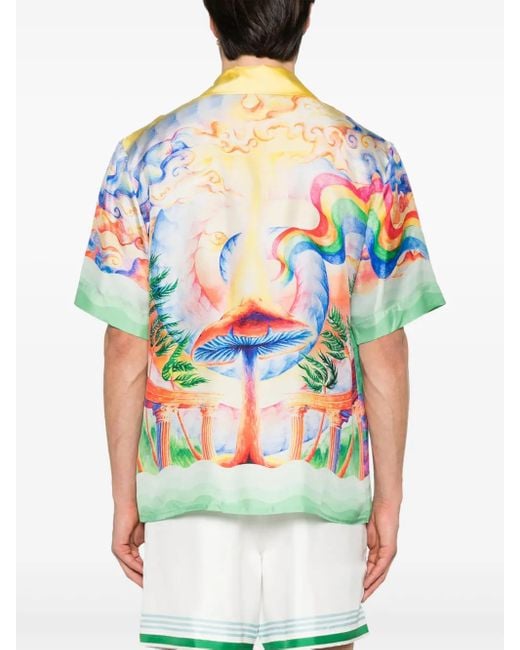 Casablanca Gray Natures Teacher Shirt for men