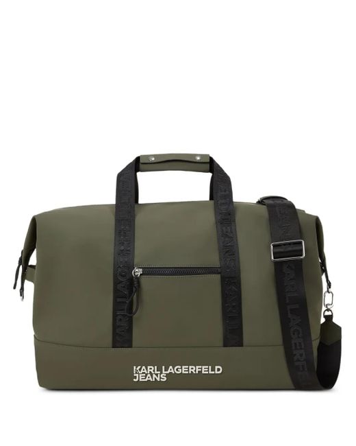 Valigia Con Logo di Karl Lagerfeld in Green da Uomo