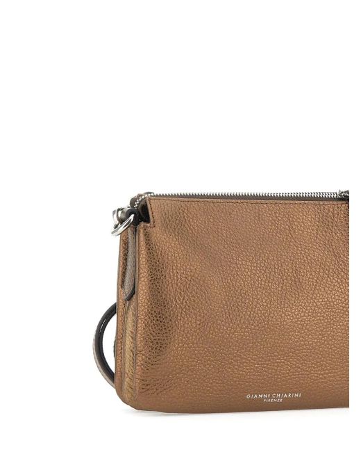 Gianni Chiarini Brown Leather Cross Body Bag