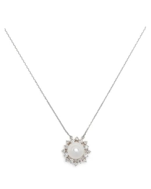 Tasaki Metallic 18Kt Akoya Diamond Necklace