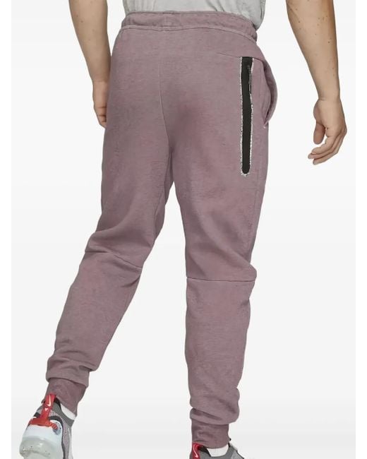 Nike Red Fleece Track Pants for men
