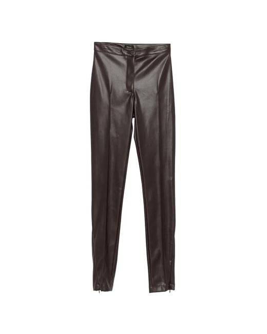 Pinko Gray New Patitz Zip-Fastening Trousers