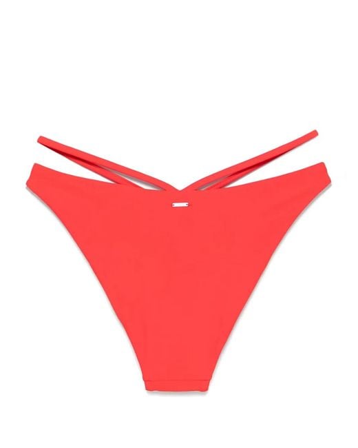 Jonathan Simkhai Red Bas De Bikini Emmalynn