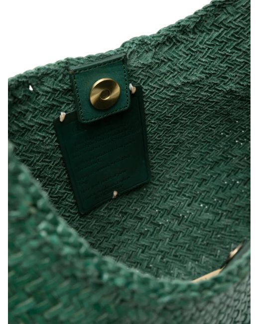 Borsa A Spalla Luna Mezza di Dragon Diffusion in Green