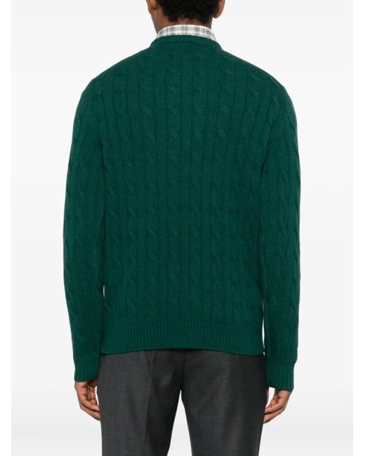 Mc2 Saint Barth Green Braid Regent Sweat for men