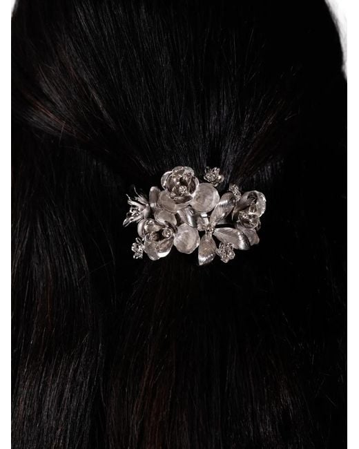 Jennifer Behr White Floral Orinda Hair Pin