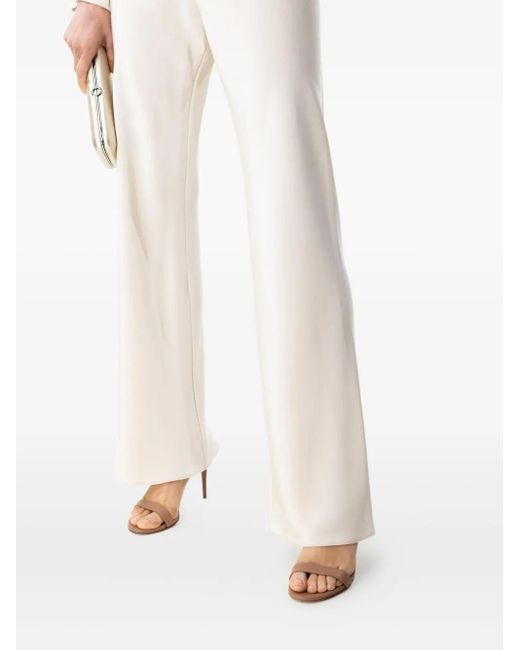 Peter Cohen White Cuffed-Sleeves Buttoned Blouse
