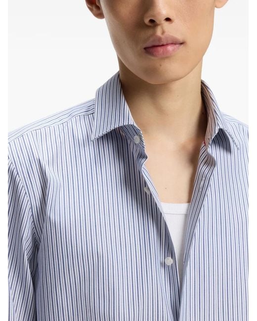 HUGO Purple Striped Shirt for men