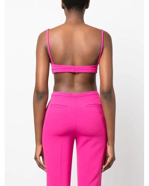 Blanca Vita リボンディテール クロップド トップ Pink