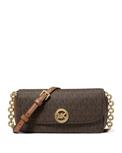 Michael Kors Brown Nolita Cross Body Bag