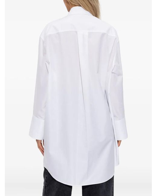 Loewe White Dress With Logo