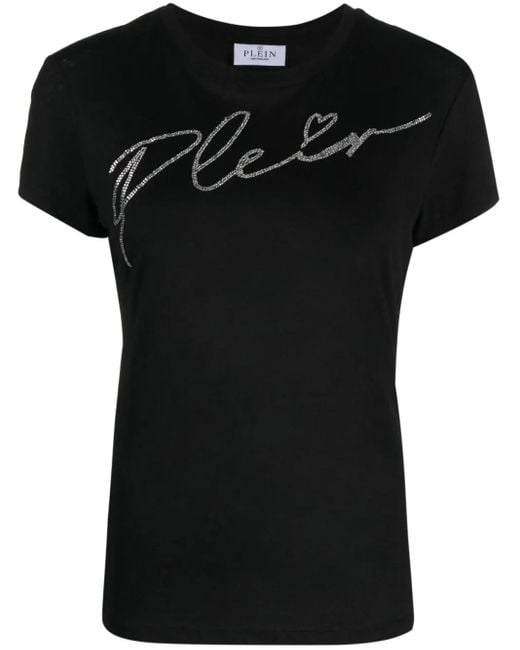 Philipp Plein Black Sexy Pure Fit Crew-Neck T-Shirt