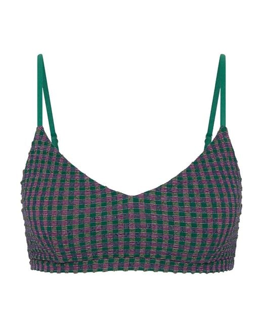 Reggiseno A Quadri Aliki Ballet di The Upside in Gray