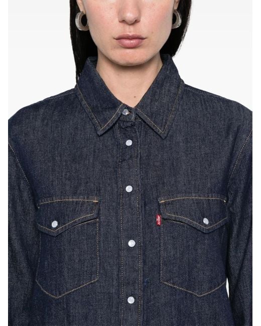 Levi's Iconic Blouse in het Blue