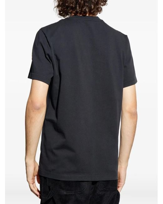メンズ Moncler ロゴ Tシャツ Black
