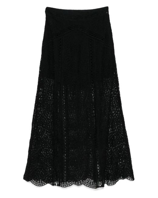 Ba&sh Black Gisele Maxi Skirt