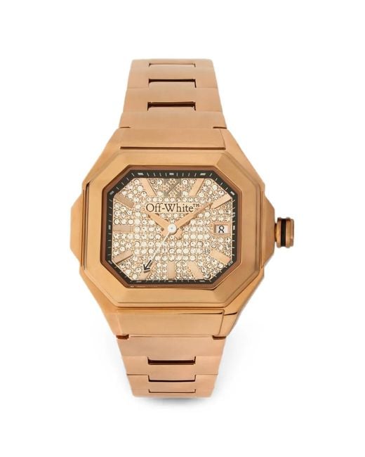 Off-White c/o Virgil Abloh Metallic Shift Pavé 40Mm Watch