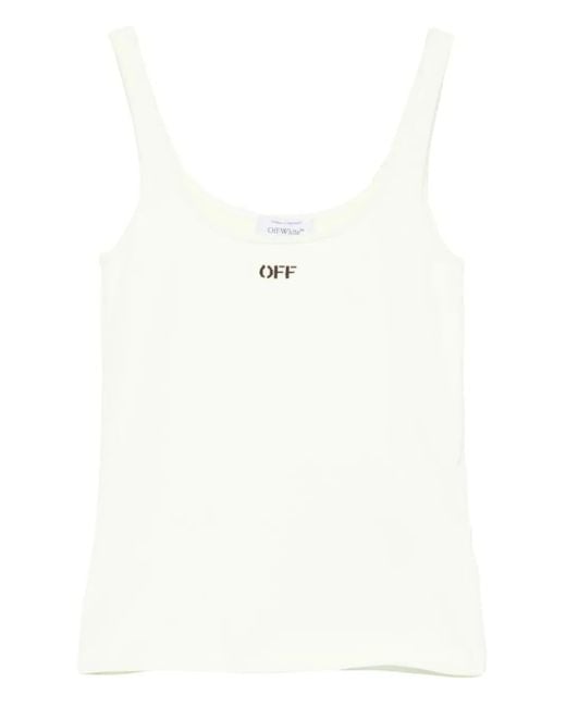 Canotta Con Logo di Off-White c/o Virgil Abloh in White