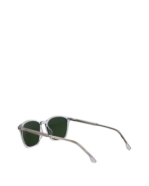 Boss Green Temple Logo Square-Frame Sunglasses for men