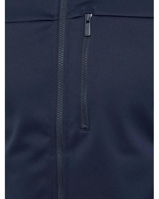 Helly Hansen Blue Zip-Up Stand-Neck Sweatshirt for men