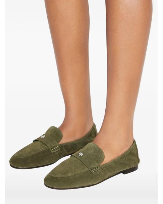 Tory Burch Green Ballet Loafers
