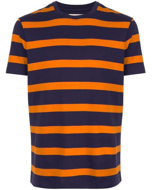 Kent & Curwen Blue Striped T-shirt for men