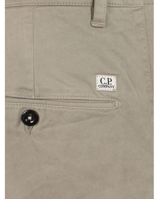 C P Company Natural Lens-Detail Cargo Pants for men