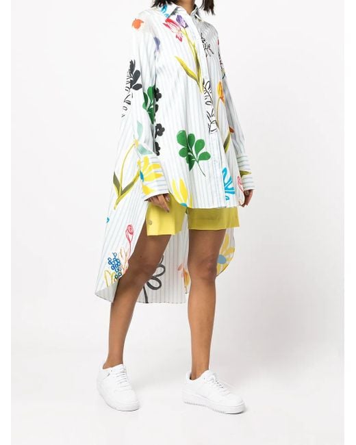 Monse Yellow Side-Button Tailored Shorts