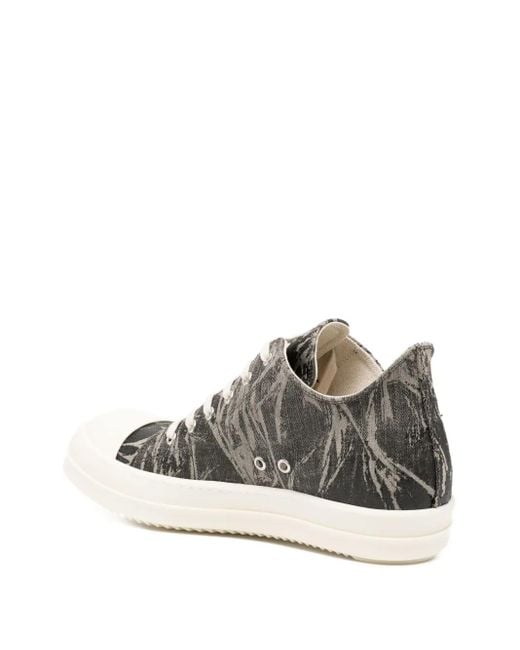 Rick Owens Black Dark Shadow Sneakers for men