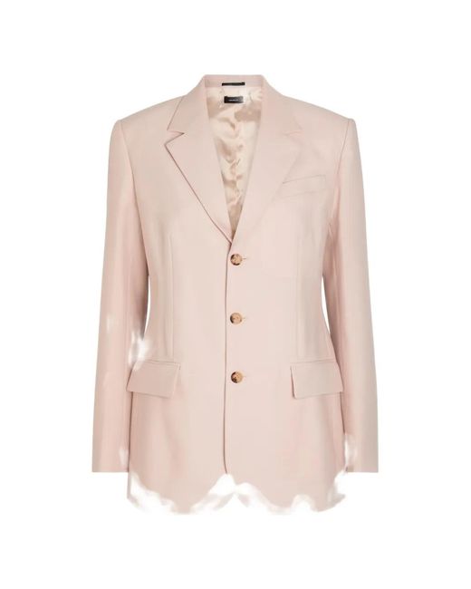 Wardrobe NYC Pink Single-Breasted Blazer
