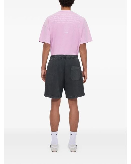 MSGM Blue Short À Lien De Resserrage for men