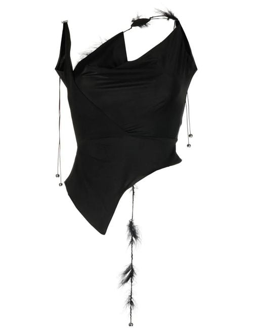 16Arlington Black Cut-Out Top