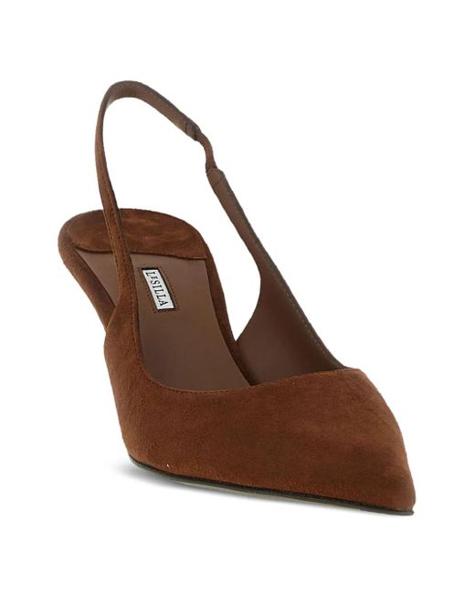 Le Silla Brown 60Mm Slingback Pointed-Toe Pumps