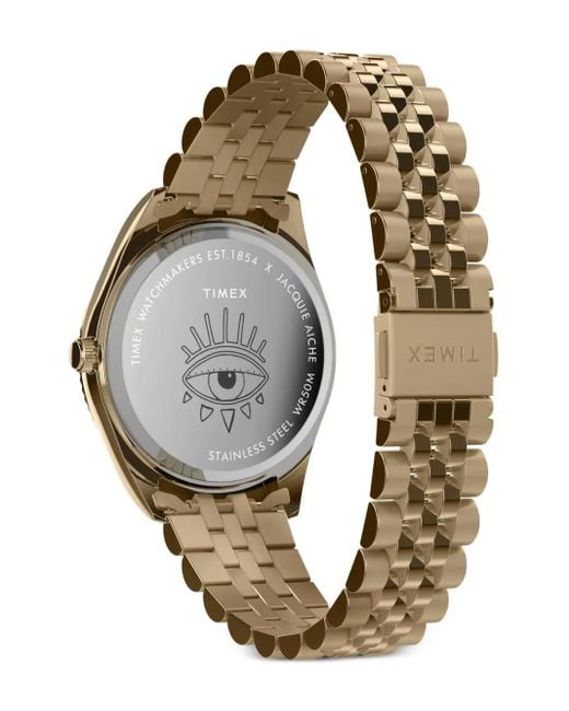 X Jacquie Aiche Modello Tondo 36Mm di Timex in Metallic