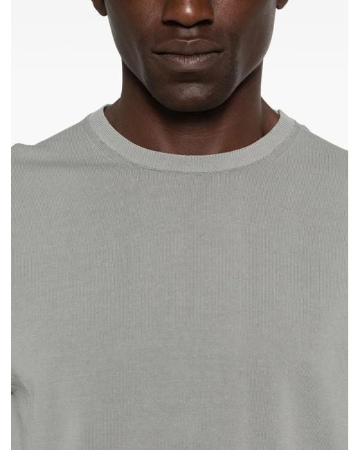 Daniele Fiesoli Gray T-Shirt À Patch Logo for men