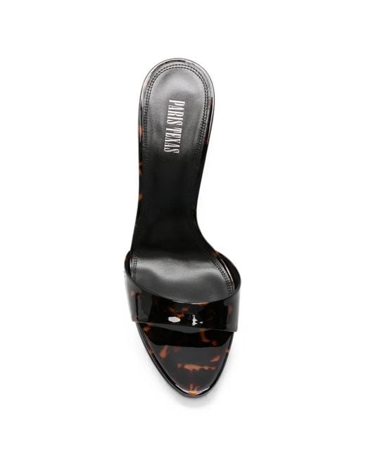 Paris Texas Black Lidia Heeled Sandals