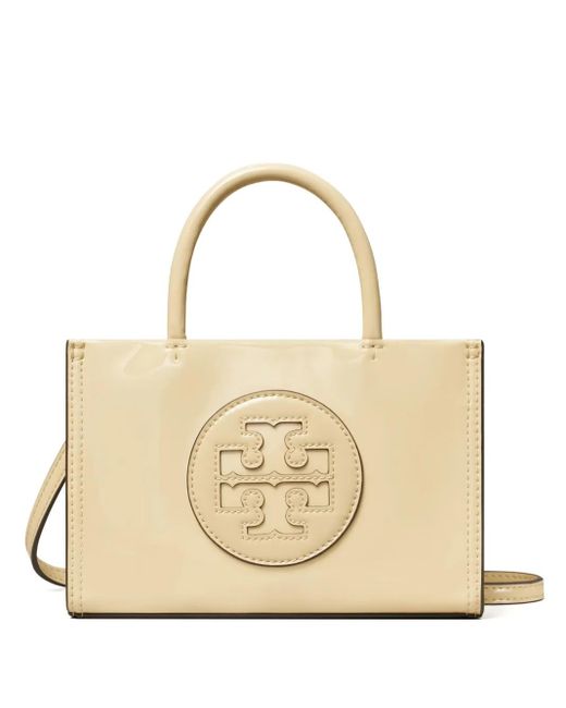 Tory Burch Natural Ella Bio Mini Tote Bag