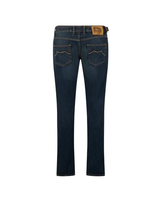 Moorer Blue Five-Pockets Jeans for men