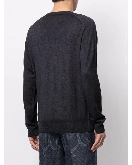Etro Grob Gestrickter Pullover in Blue für Herren