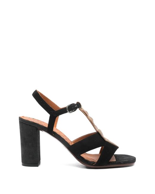 Chie Mihara White Balia Leaf-Detail Sandals