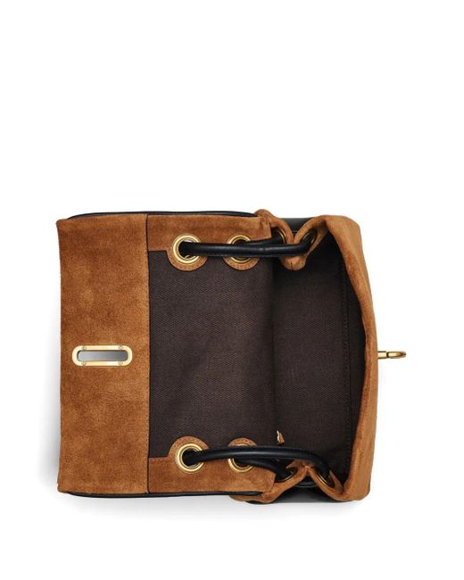 Marc Jacobs Brown The Mini Dual Shoulder Bag