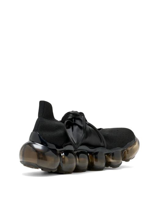 grounds Black Bow Bubble Sneakers