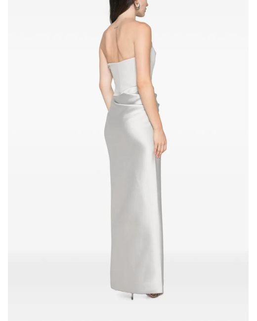 Solace London White The Seri Maxi Dress