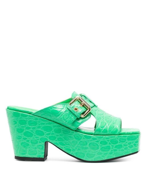 by far green sandals