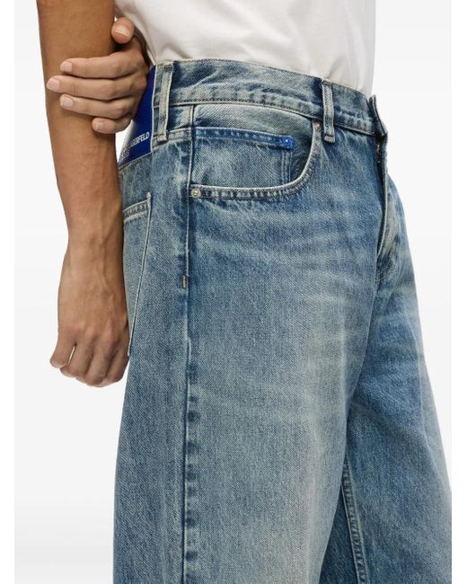 Karl Lagerfeld Blue Five-Pocket Jeans for men