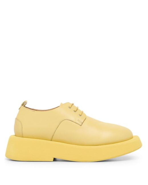 Zapatos derby con suela gruesa Marsèll de color Yellow