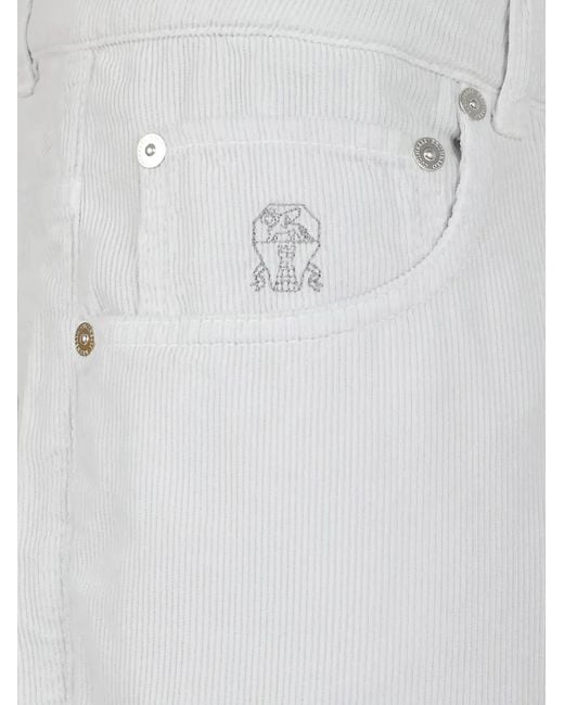 Brunello Cucinelli Gray Pants Clothing for men