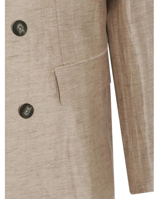 Tagliatore Natural Double-Breasted Suit for men
