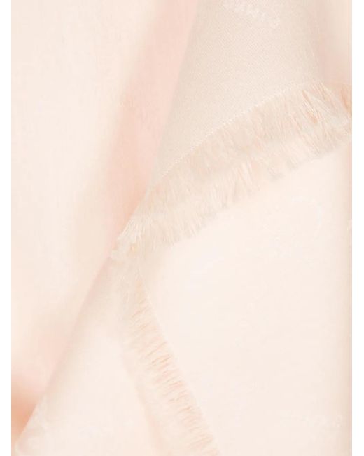 Pinko Natural Fringed-Edge Rectangular Scarf